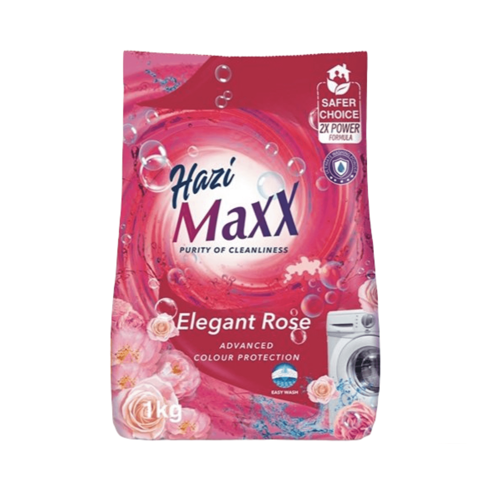 Hazi Maxx Detergent Powder Elegant Rose 1kg
